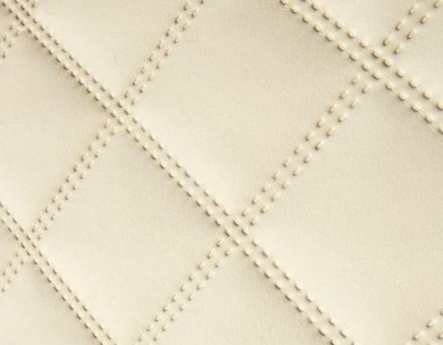 Türverkleidung 115x215 cm Türpolsterung Schallschutz Komplettpaket XXL Wärmedämmung Tür Reparatur für Innentüren Kunstleder Steppung 7x7 cm (Beige)