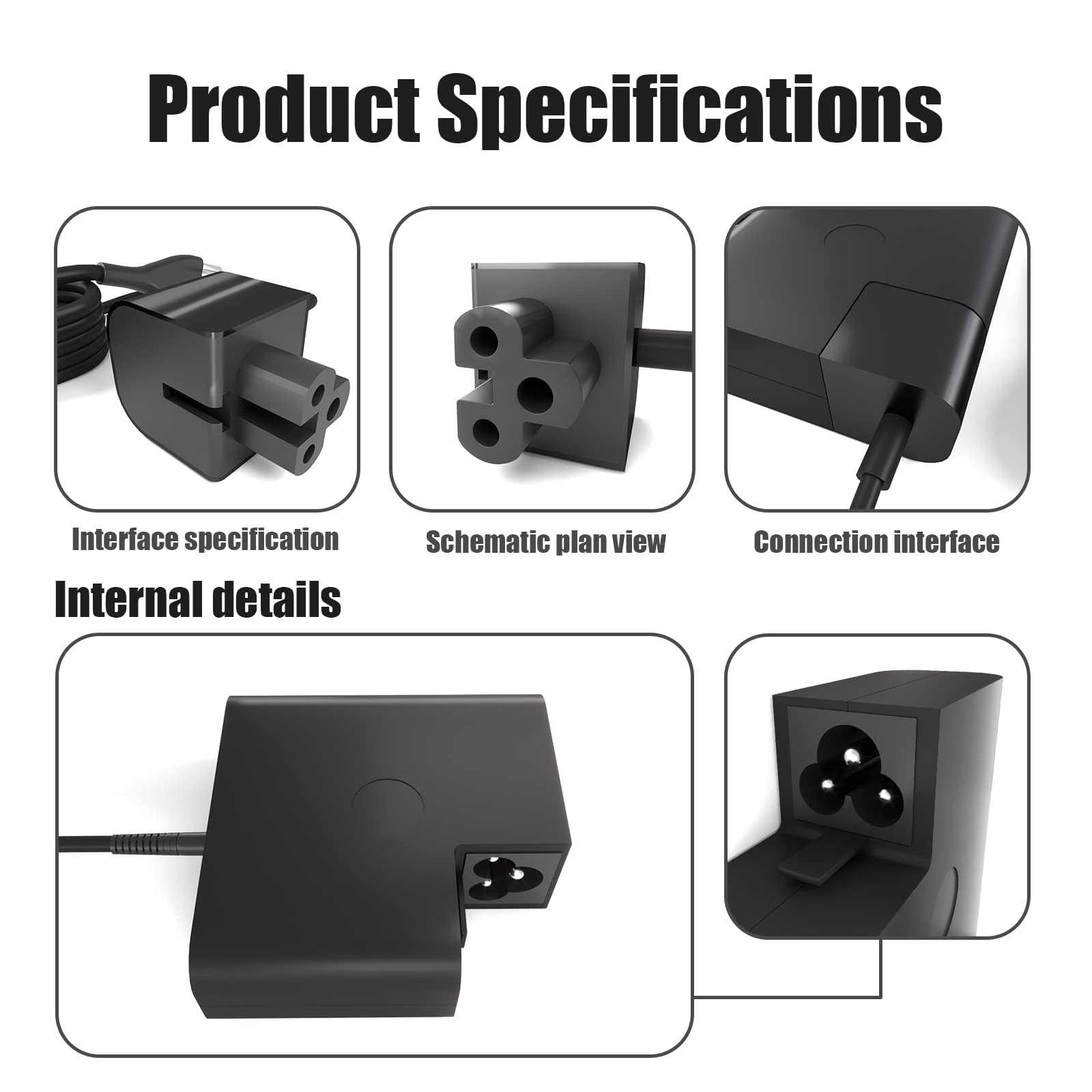 Véritable chargeur USB C 65W pour HP L04650-850 L04540-002 860209-850