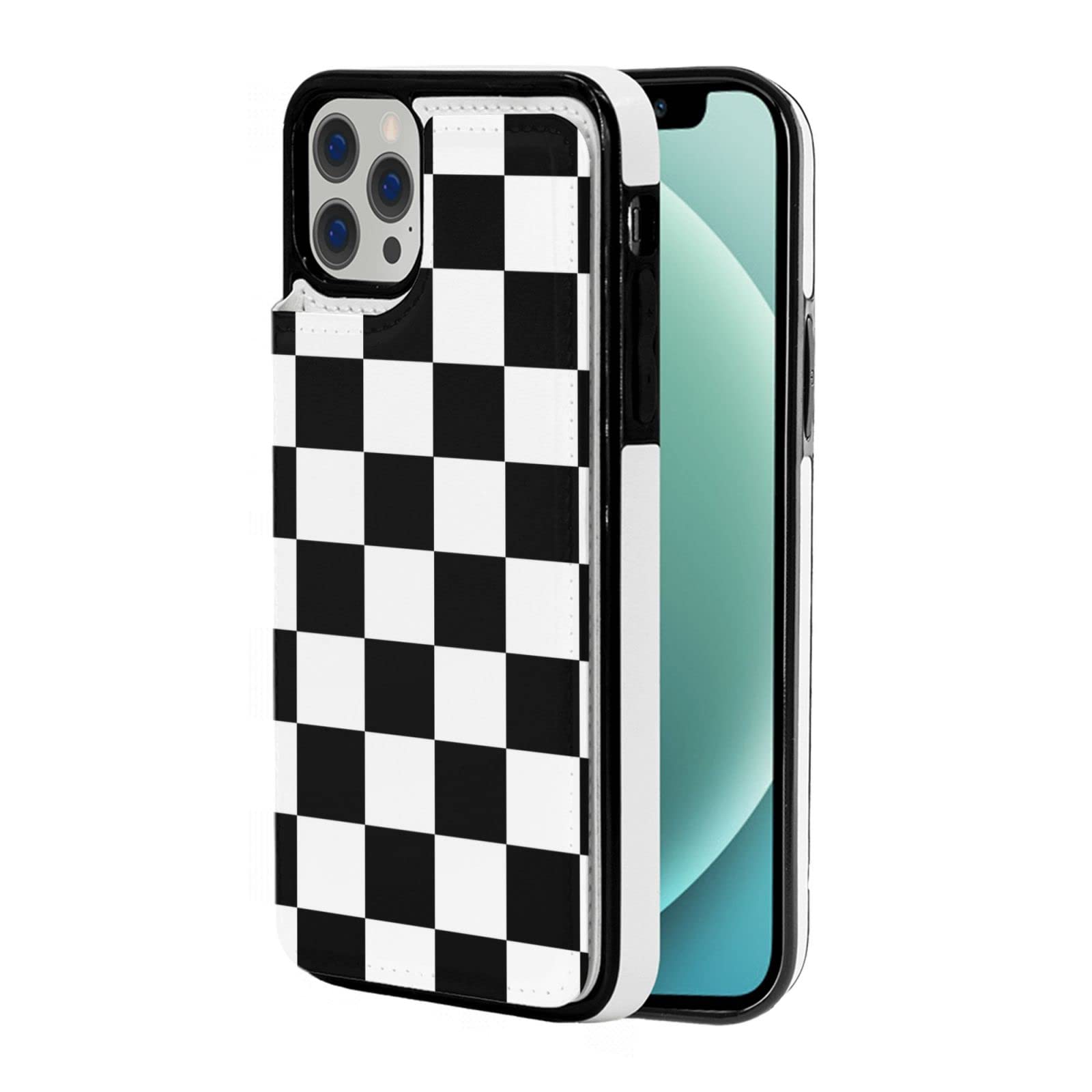 Amazon.co.jp: Chioee 市松模様 iPhone12mini 用 ケース おしゃれ