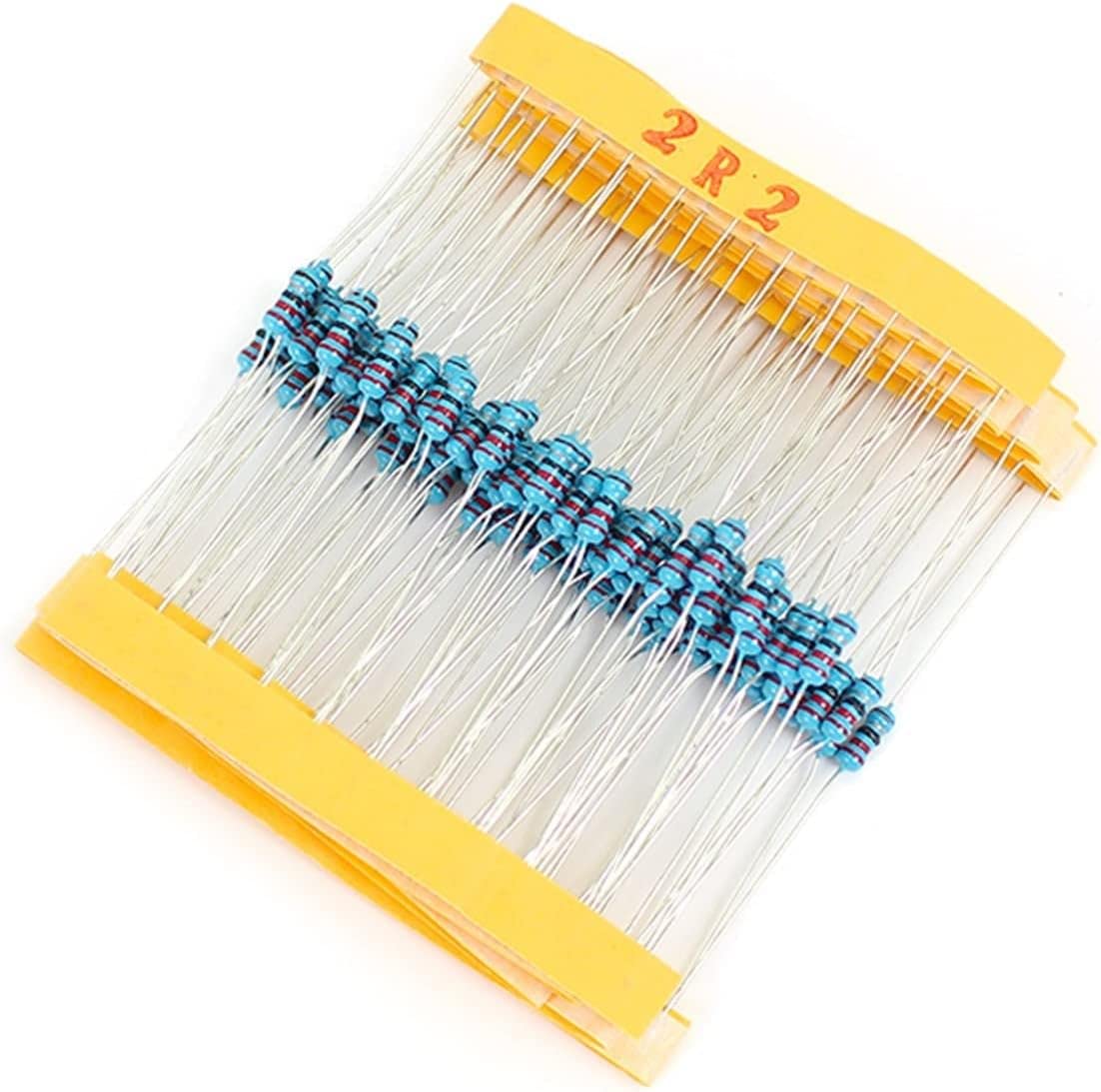600 pz/Lotto 1/4 W 0.25 W Resistore Pacchetto Assortiti Scatola Fai da Te Resistori A Film Metallico Kit 30 Valori X20pcs Resistenza Resistenza Resistenza di Ricambio