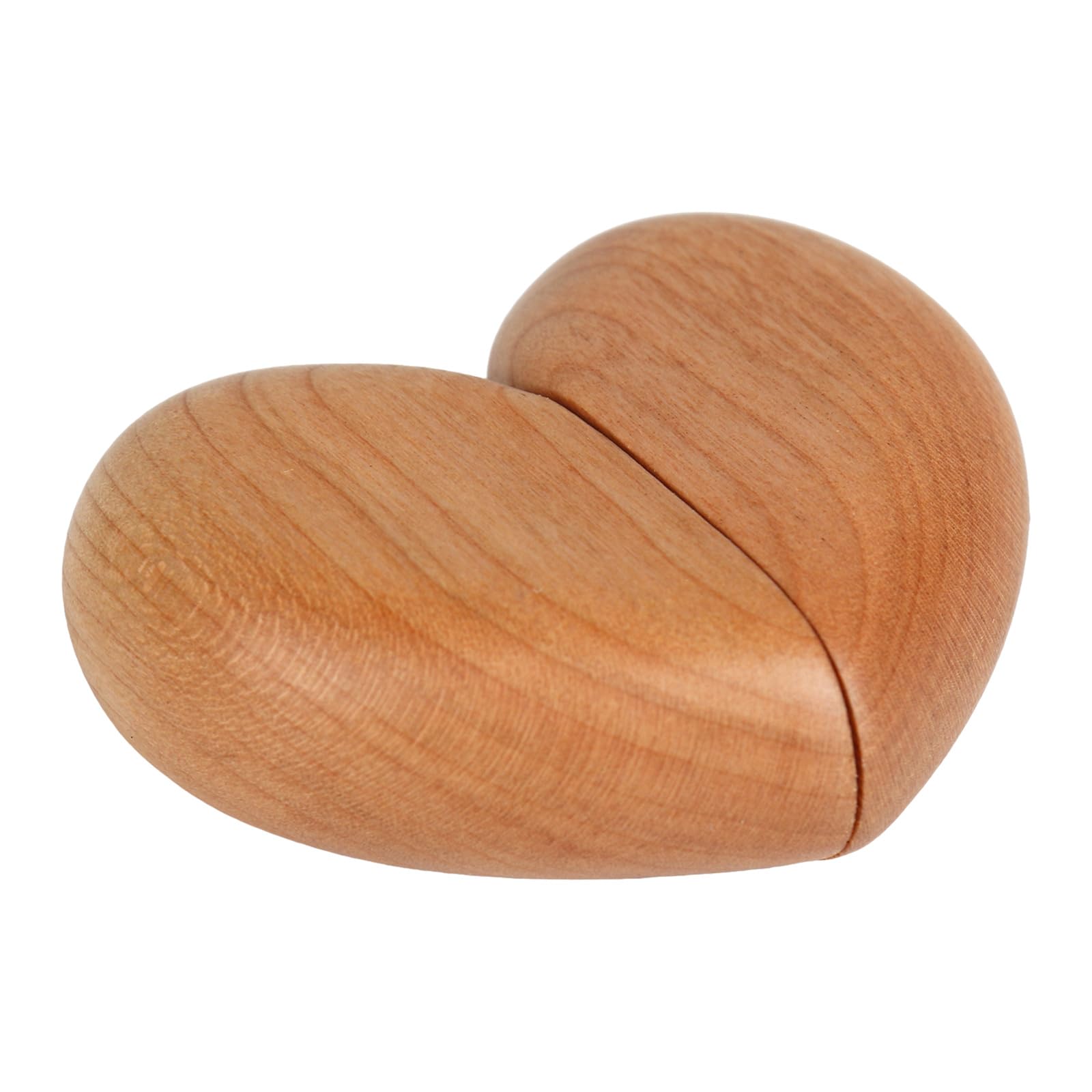Tsophreniq Delicate Heart Shape Wood Rings Box for Proposal with Closure and Delicate Designs Perfect for Engagements Rings Holders