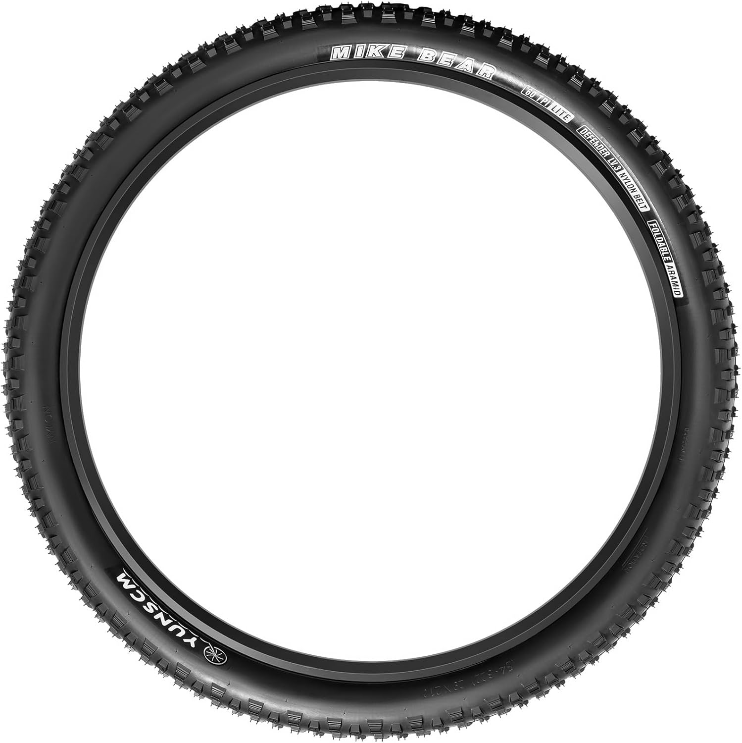 YUNSCM 29" Lightweight Mountain Bike Tires 29X2.10 (ETRTO 54-622) 60TPI Nylon, Puncture-Resistant, Compatible with 29x2.0 29x2.10 29x2.125 Bike Tires-2 PCS (Y-566)