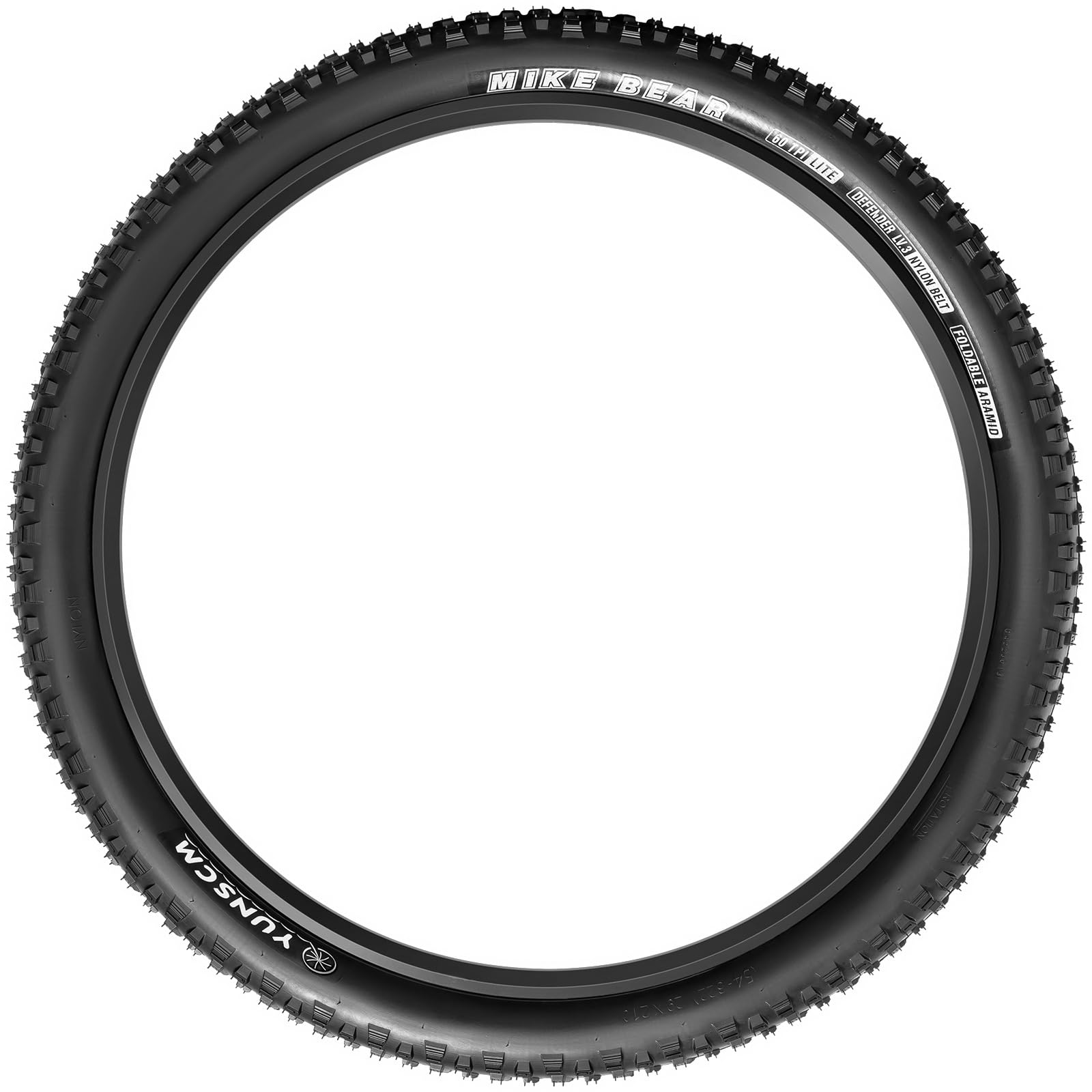 YUNSCM 29 Pulgada Lightweight Montaña Bicicleta Cubierta 29X2.10 (ETRTO 54-622) 60TPI Nylon, Puncture-Resistant, Compatible with 29x2.0 29x2.10 29x2.125 Bicicleta Cubierta-2 PCS (Y-566)