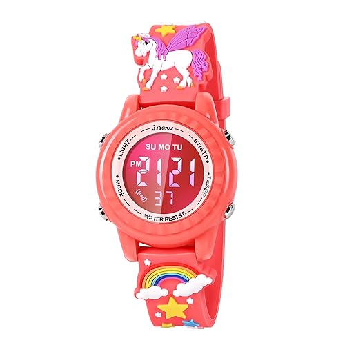 3D Cartoon Waterproof Kids Watches with Alarm - Best Toys