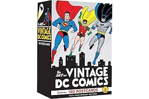 The Art of Vintage DC Comics: 100 Postcards