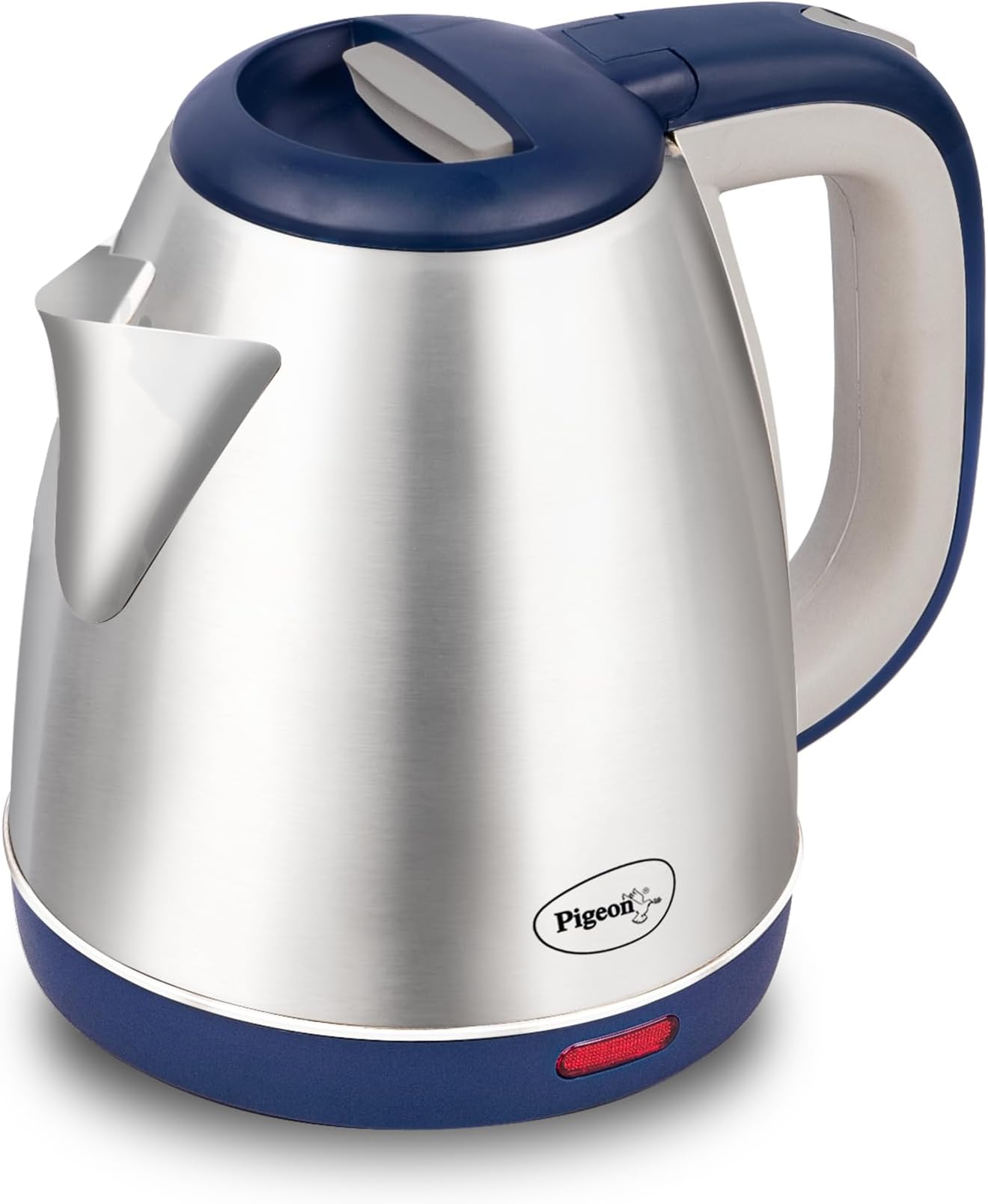 Pigeon by Stovekraft Hot Plus Electric Kettle (16246) with Stainless Steel Body, 1.5 litre, used for boiling Water, making tea and coffee, instant noodles, soup etc. (Blue)