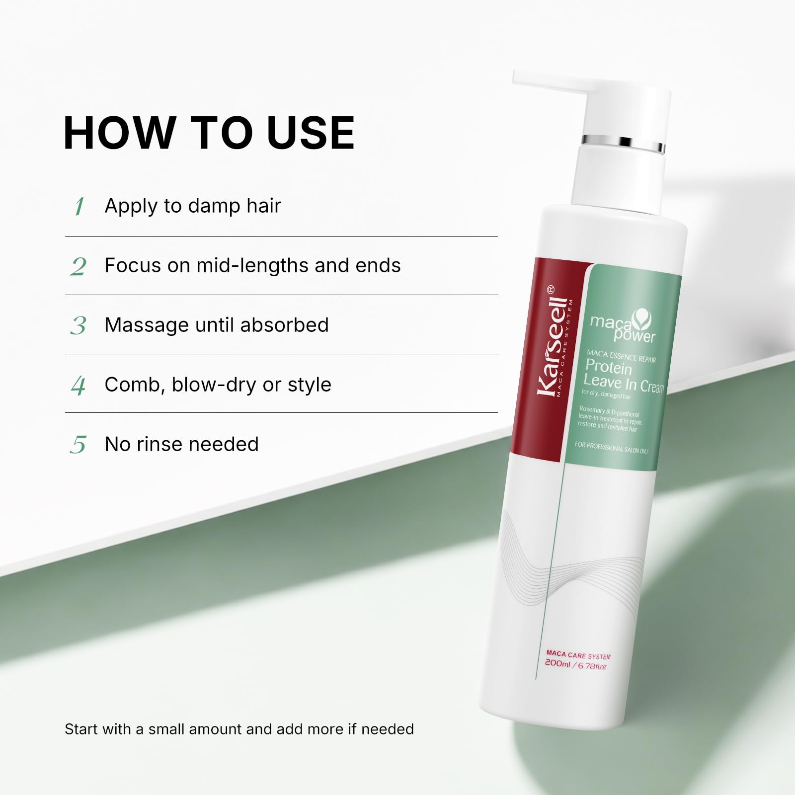 Karseell Hair Repair Cream Leave-In Conditioner Treatment
