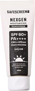 CHOSEN® SAFESCREEN® NEXGEN SPF 60+ Moisturizing Sunscreen | 10-Hour Water Resistant Sunscreen with Blue Light Protection |... Price In India