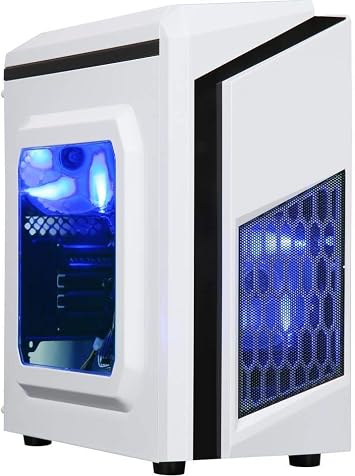 Gaming PC Custom Computer System Ryzen 3 3200G 4GHz 16GB DDR4 480GB SSD Gaming LED Tower Windows 10 HDMI