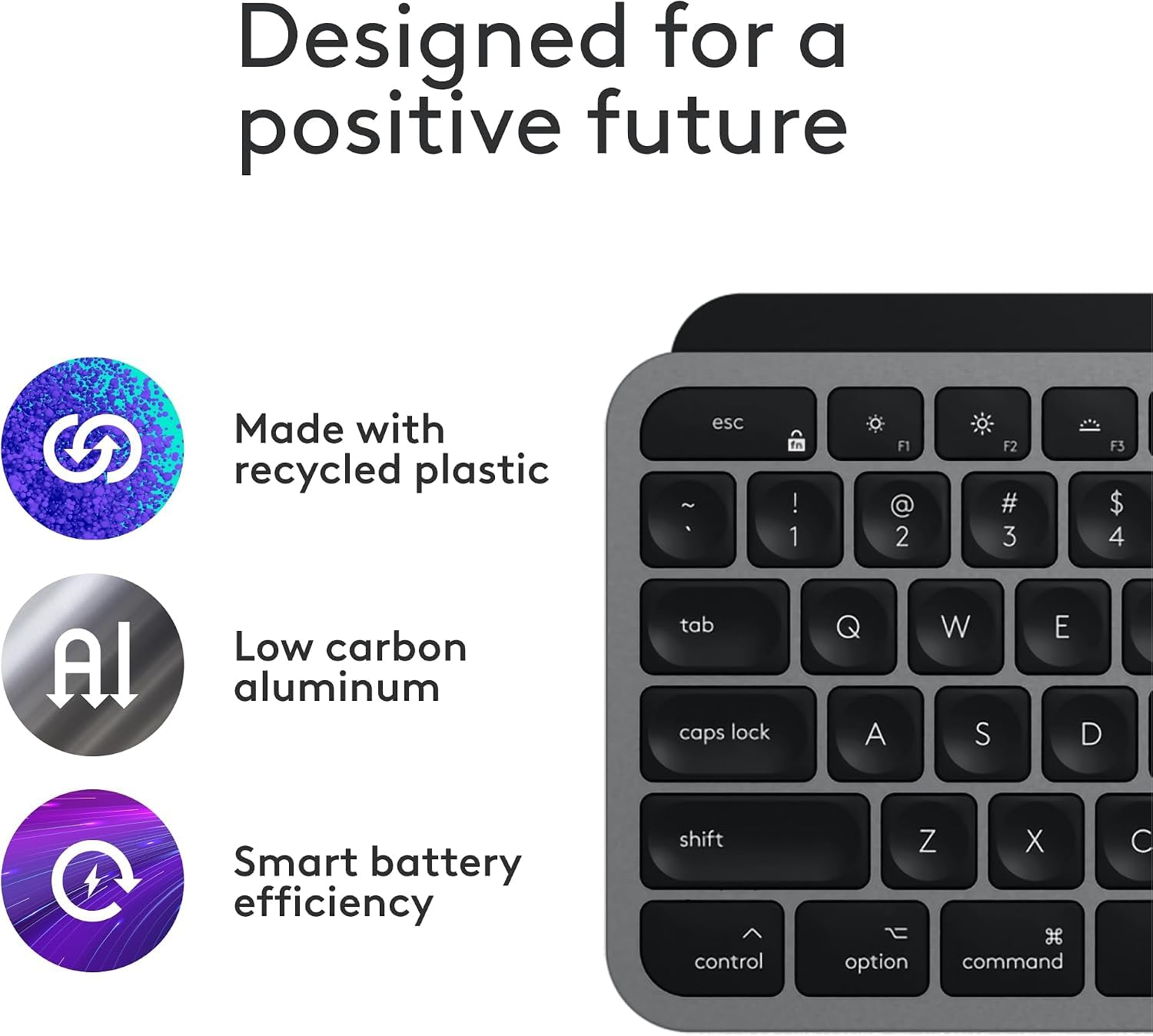 Logitech MX Keys S Clavier sans Fil - US INT'L QWERTY