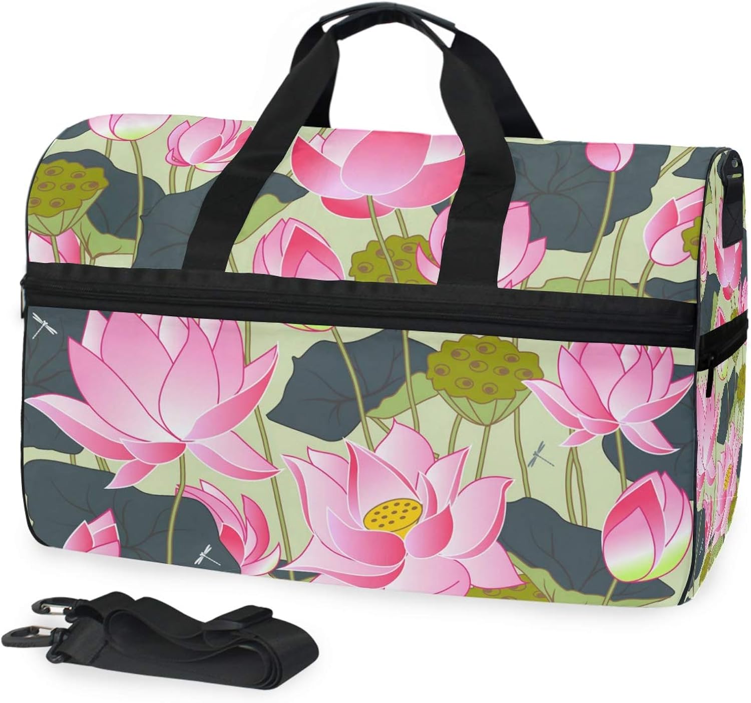 Cute Cats Unicorn Sports Gym Bag With Shoes Compartment Travel