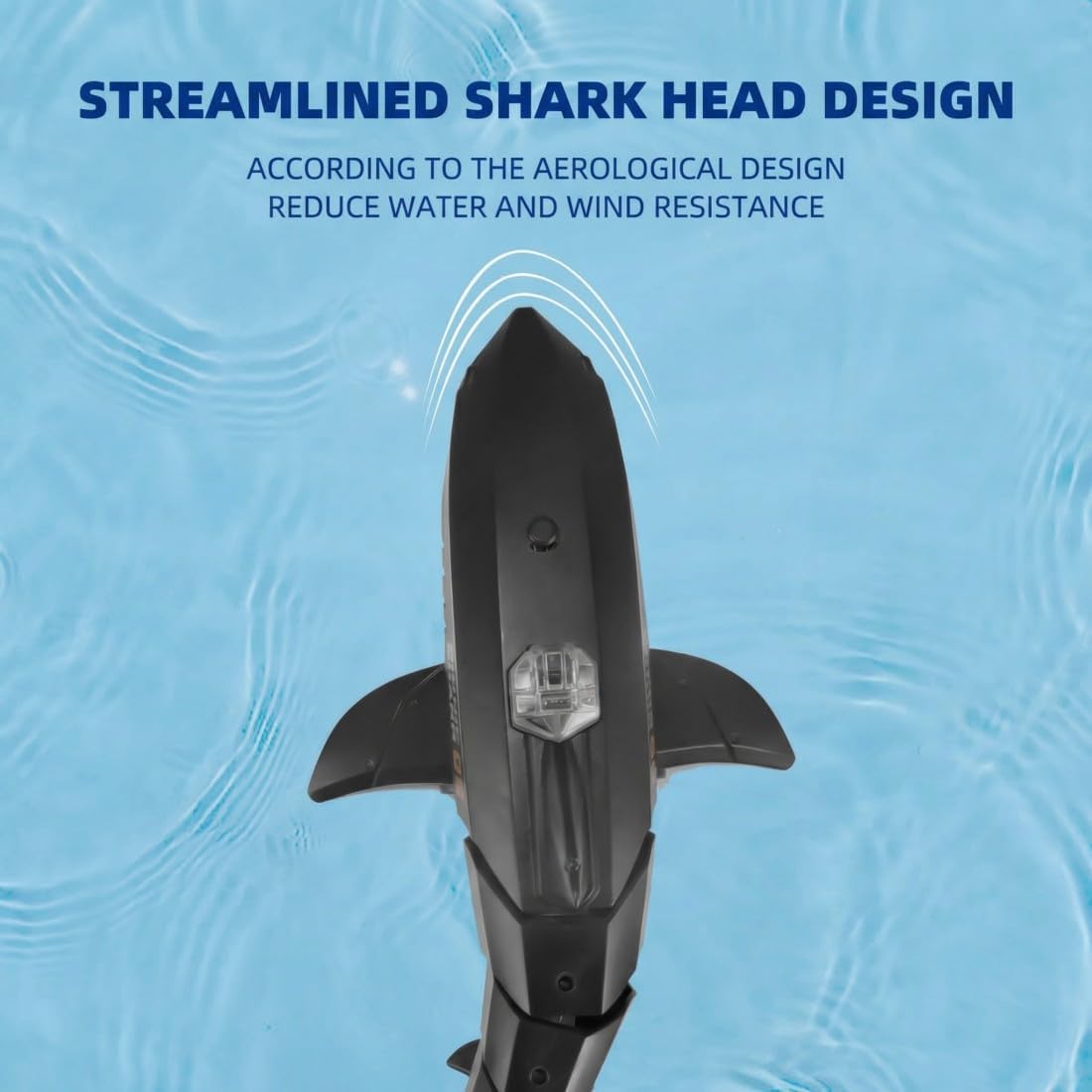 2.4G RC Shark & Python with Camera for Pool，APP Controlled RC Boat with Double Screw，Underwater Remote Control for Adults