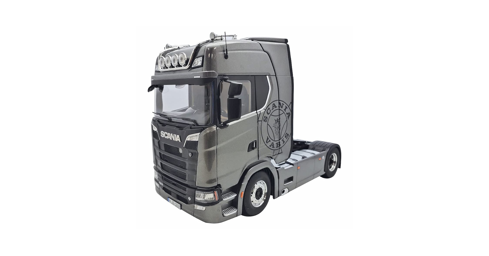 Amazon | NZG 1/18 Scania V8 730S 4x2 Tractor グレー スカニア