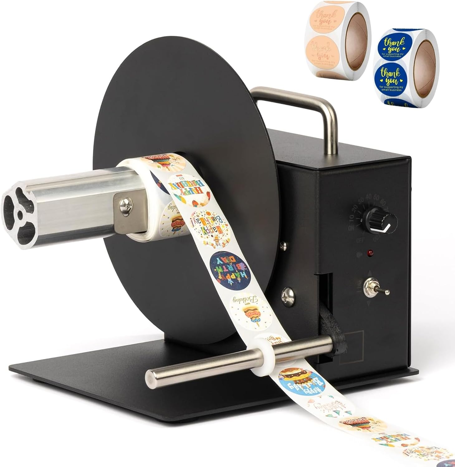 Amazon.com: Automatic Label Rewinder, 2-Way Label Roll Machine, Wide ...