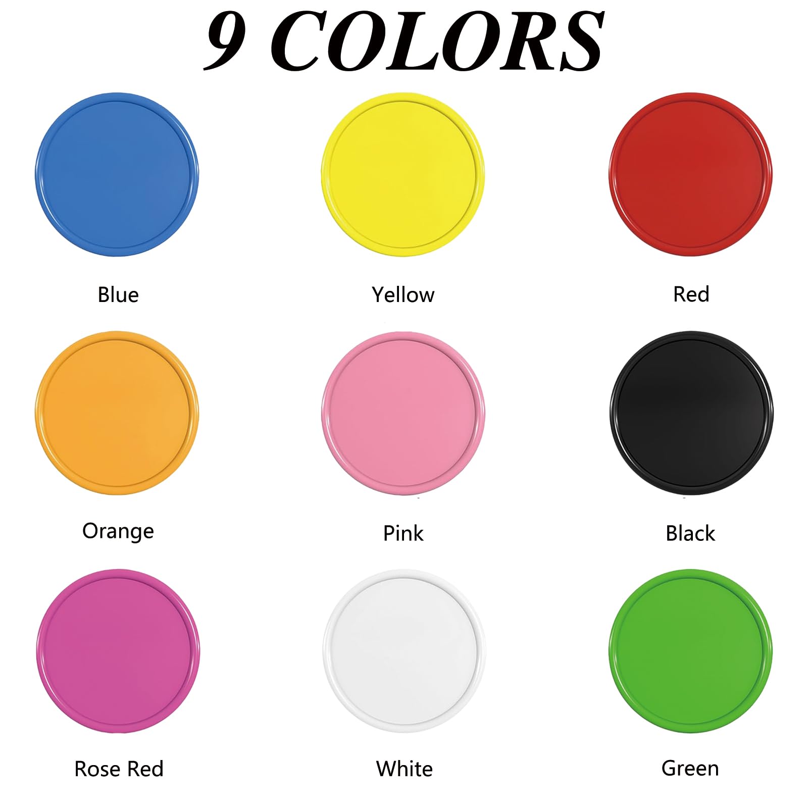 200/300/500/1000 Personalized Plastic Poker Chips, Custom Double Sided Color Printing, Drink Chips with Your Photo, Text, Logo, Custom Tokens 9 Colors