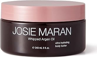 Josie MaranWhipped Argan Oil Body Butter - Nourishing Body Cream - Quick-Absorbing Moisturizer - Organic Argan Oil from Morocco -Juicy Fruits, 8 fl. oz