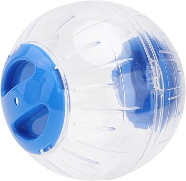 Hamster Exercise Ball Fitness Ball Toys for Ferret Reptile 12CM Ball Rat Miniature Gerbil Exercise Gerbil Chinchilla Toys Bunny Wheel Car Live Dog Ball Sports Blue