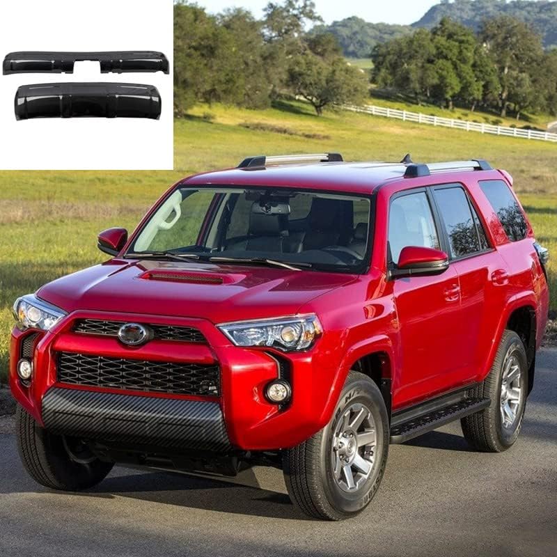 Autophoton For Toyota 4Runner 2014-2023 Carbon Fiber Black Lower Valance Panel Bumper Replacement 2pcs Car Accessories(Not Fit for limited&SR5&TRD Sport)