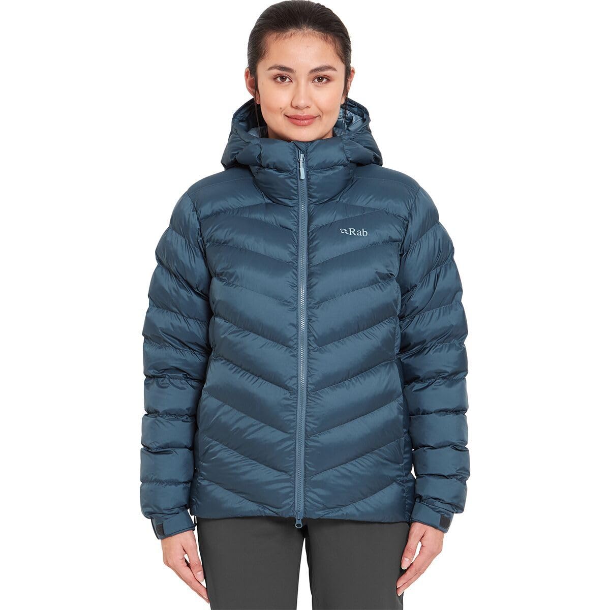 Rab Women's Orion Blue Nebula Pro Synthetic Insulated Jacket For Trekking & Mountaineering - Medium