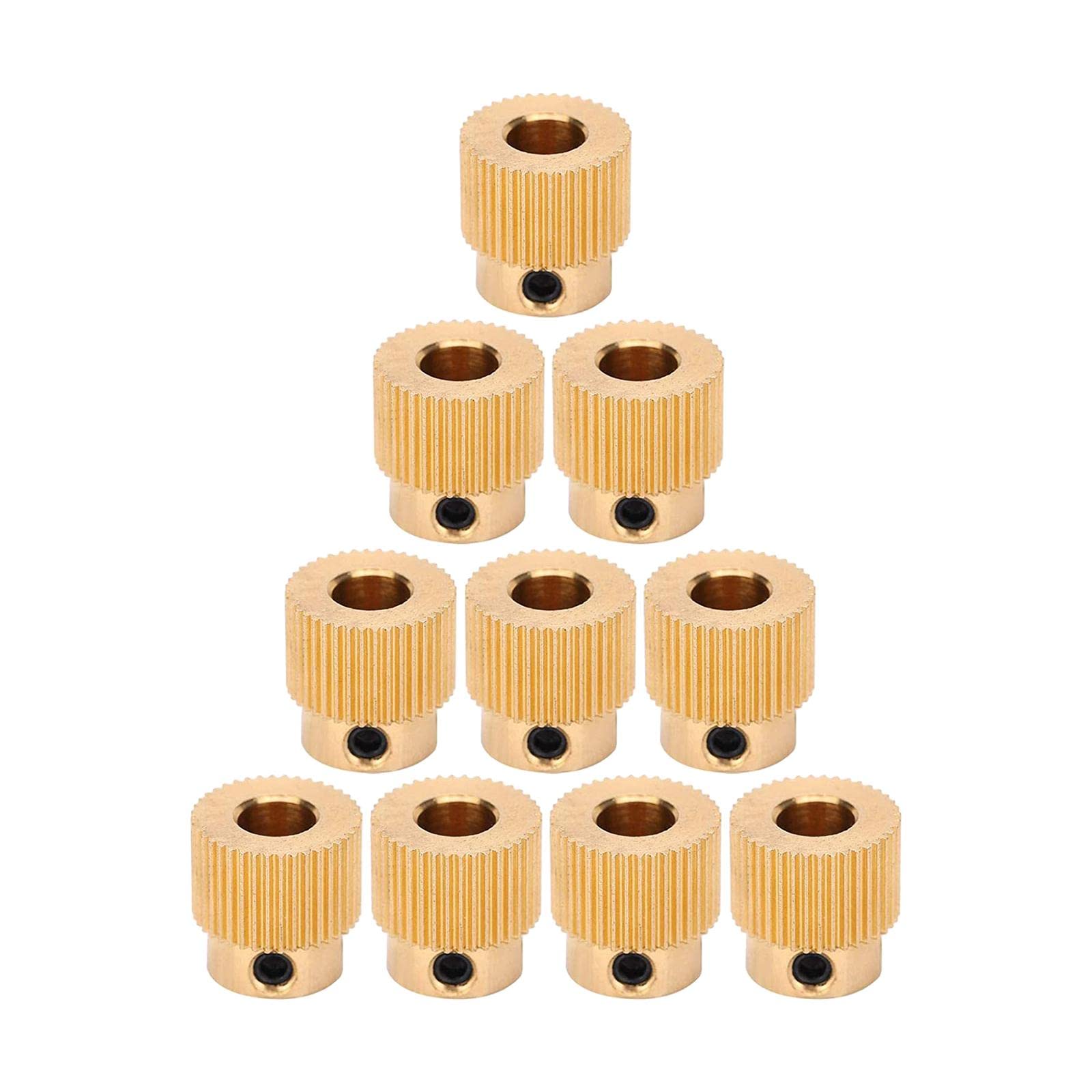 LOOM TREE® 10Pieces 3D Printer 40Teeth Bore 5Mm Brass Drive Gear 3D Printer Accessories | 3D Printers & Supplies | Parts & Accessories-image-12