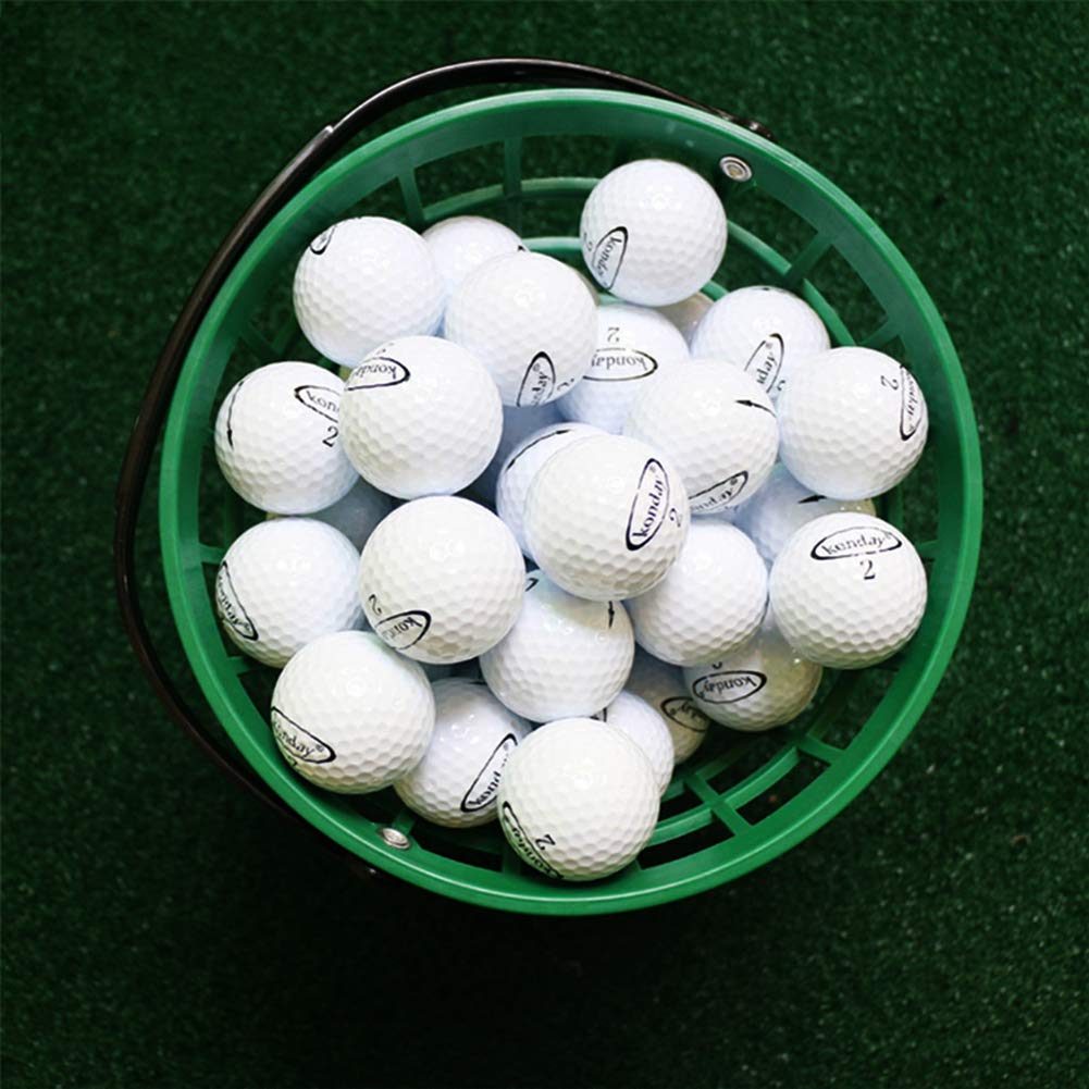 ZLY Golfballkorb, Golfball-Behälter mit Griff, Ballhalter, enthält Stadionzubehör (50 Stück)