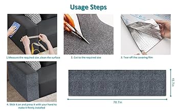 Cat Scratch Protector For Sofa - Couch Corner Scratcher, Furniture