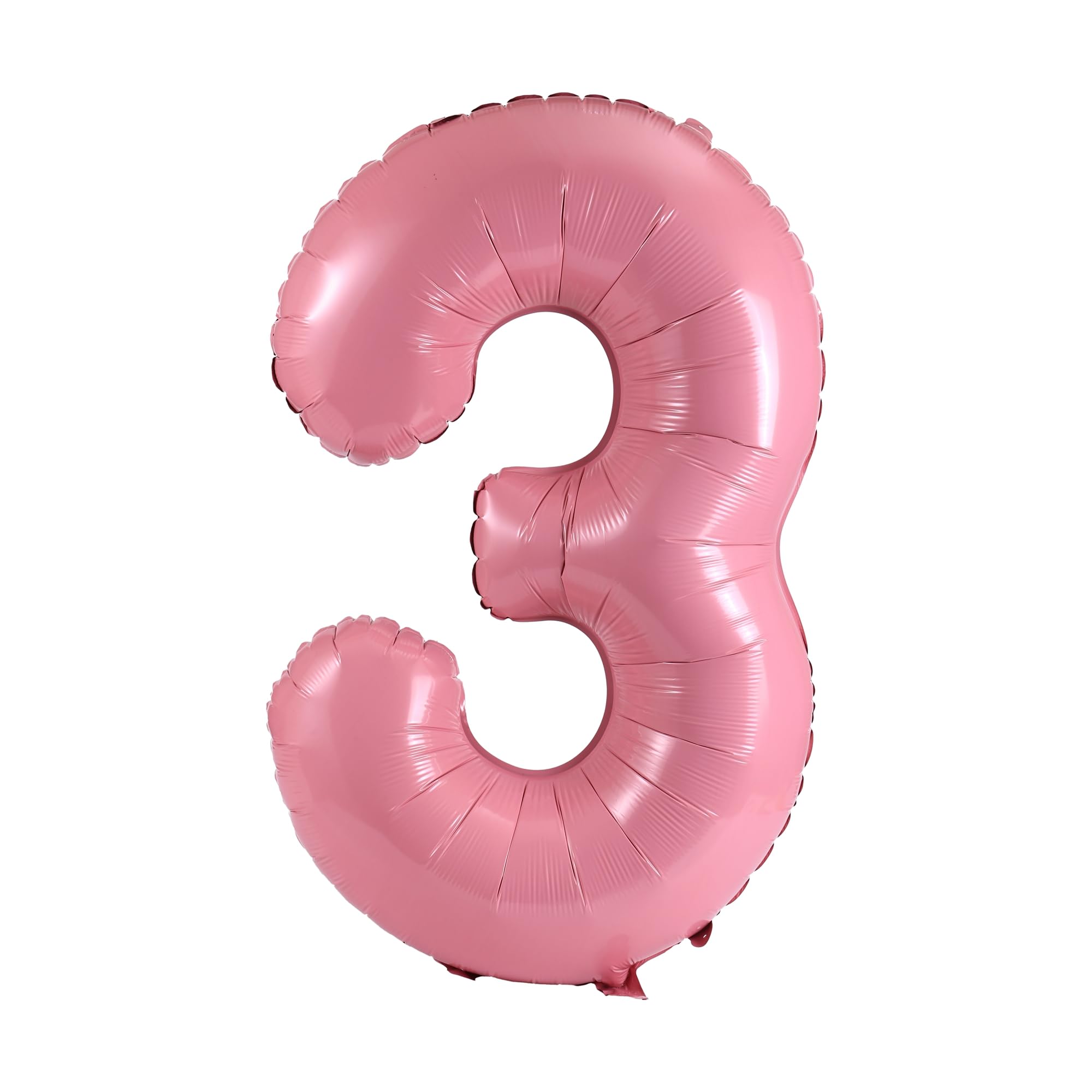 YPSelected 32 Inch Large Foil Helium Number Balloon Birthday Wedding Party 0-9 (Baby Pink, 3)