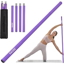 Yoga Stick, 5ft Adjustable Workout Stick for Stretching