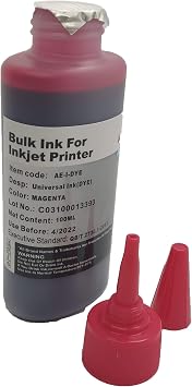For HP OfficeJet 590 Kartuş Dolum Mürekkebi Takım 4x100ML 4 Renk Set Mürekkep Muadil