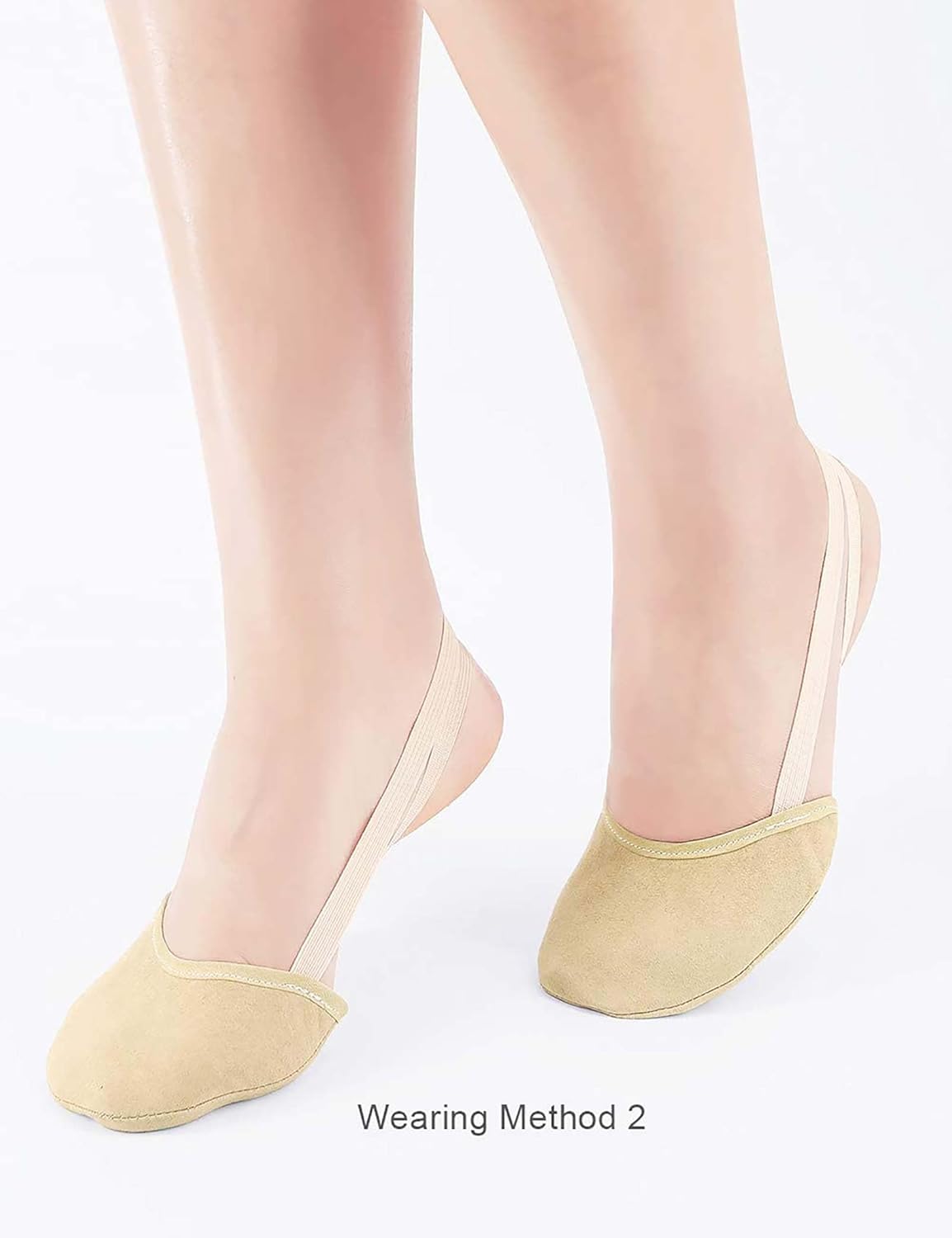 Daydance レディース ガールズ リズミック 体操シューズ マイクロファイバー リリカル ハーフトウ シューズ US サイズ: