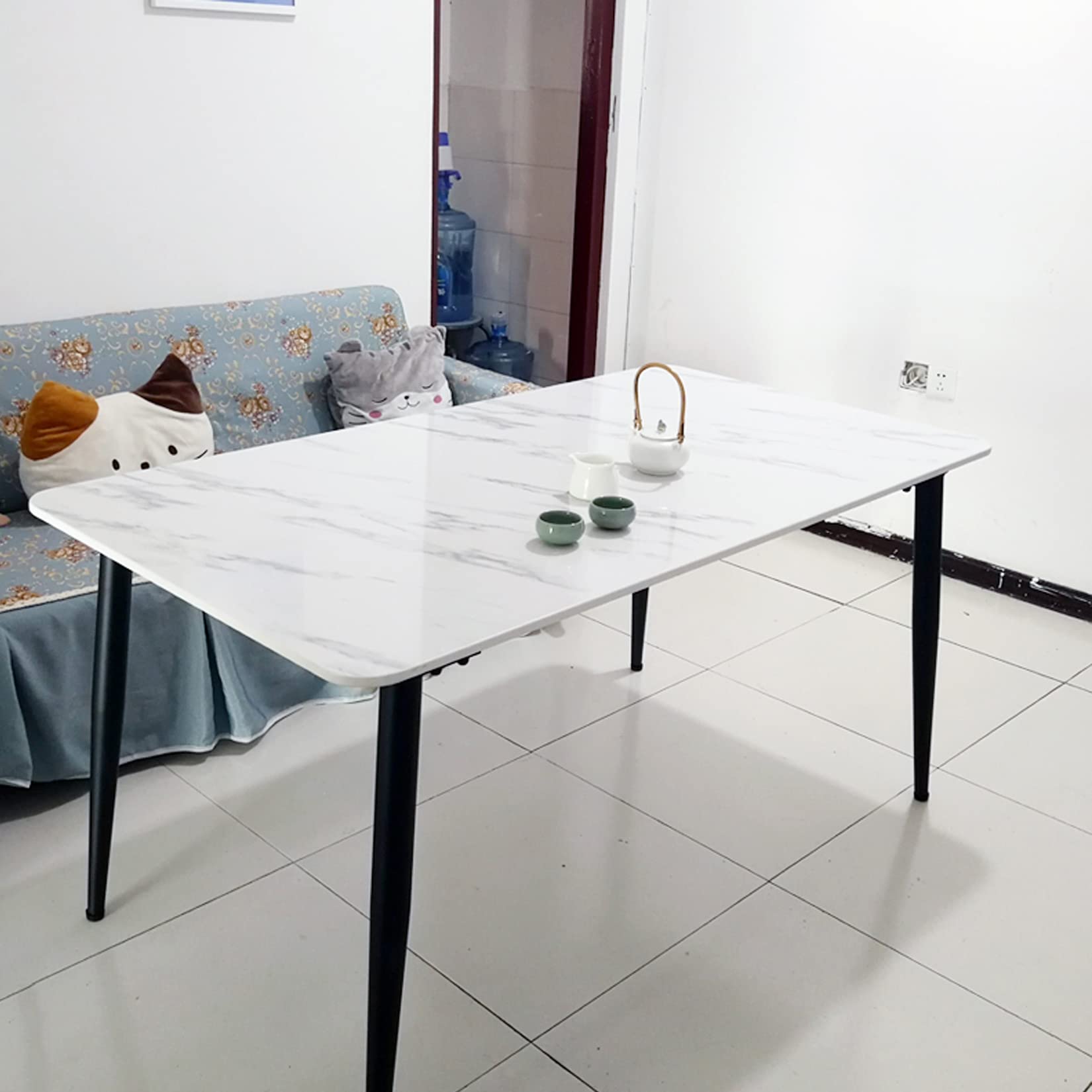 Metalowe nogi stołowe w nowoczesnym stylu, zestaw 4 wymiennych nóżek meblowych do sofy, szafki, biurka, stolika kawowego, 18 cm, czarne/złote/srebrne nogi ze śrubami