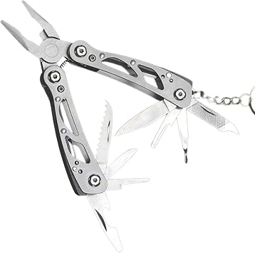 Utility Pliers | Folding Utility Pliers Saba Multi Tool Pliers with Hammer, Multi-Twist Gear | Portable Multifunctional Folding Pliers Tool for Safe Fishing Camping Outdoor Survival