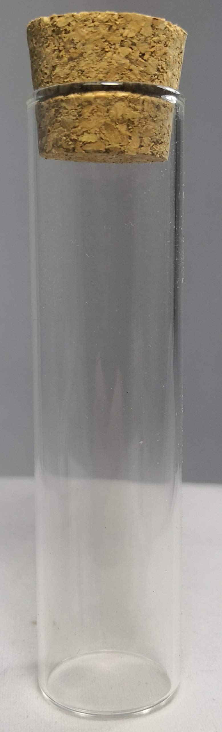 100 PROVETTE PORTACONFETTI Porta Confetti Vetro Tappo Sughero H 10 CM Ø INT. 2,2 cm