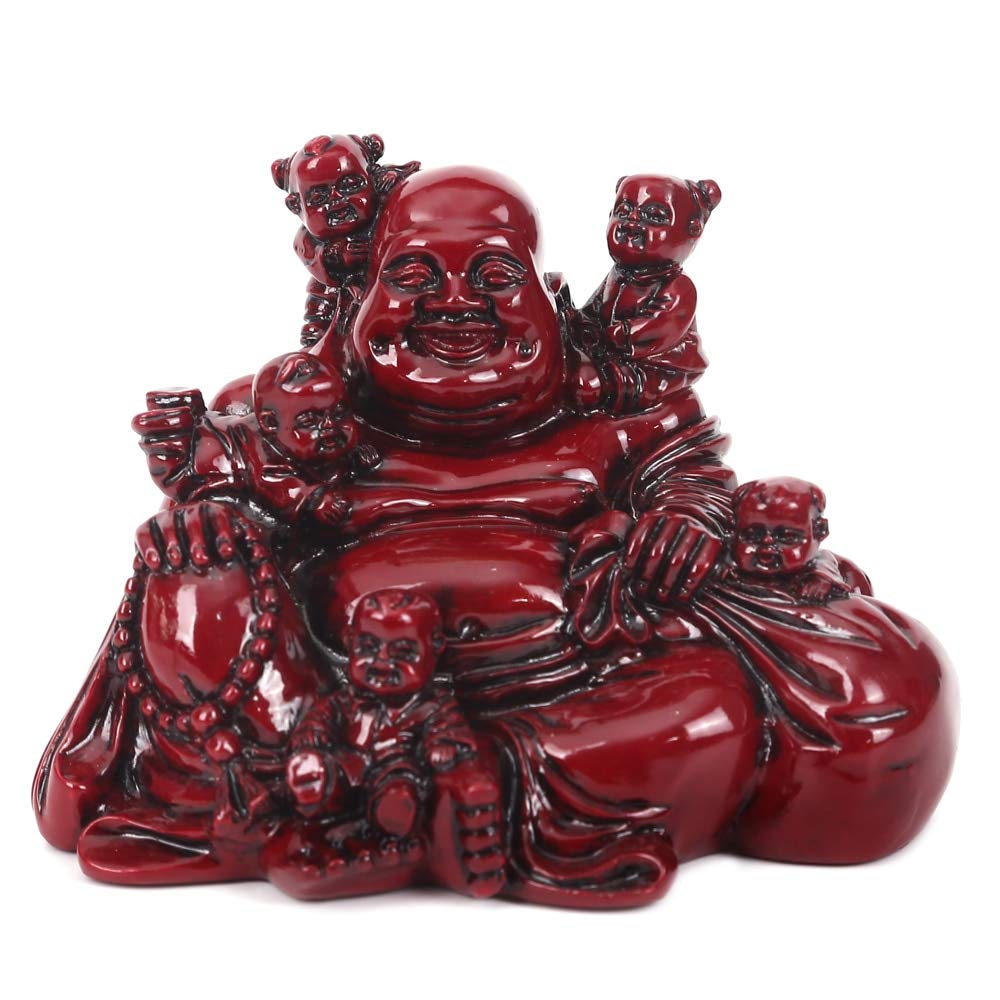 Śmiejący się posąg Buddy Rzeźba Feng Shui Maitreya Budda Rzeźba Uśmiech Usta Często Otwarte Rzemiosło Dekoracja Domu