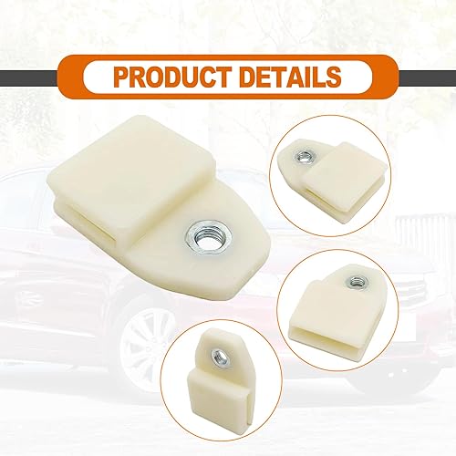 Miniatura 6 de 2 clips de canal de vidrio para puerta de ventana, soporte de regulador de vidrio, clip universal para Honda Accord Civic 1988-2015, plástico