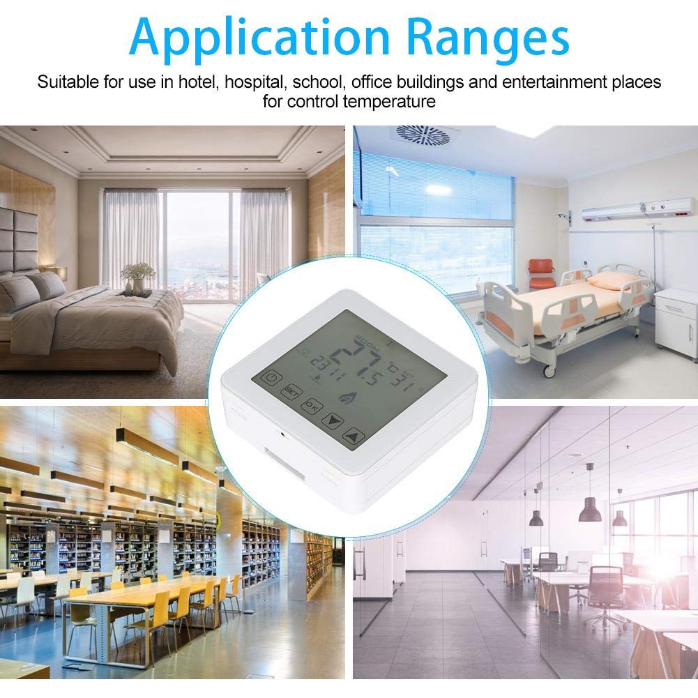 Termostato Digital – Pantalla LCD programable de Pared termostato de calefacción eléctrica Digital Controlador de Temperatura Ambiente