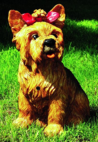 Großer Terrier 38 cm 88078 Kunststoff-Figur mit Bewegungsmelder Cover