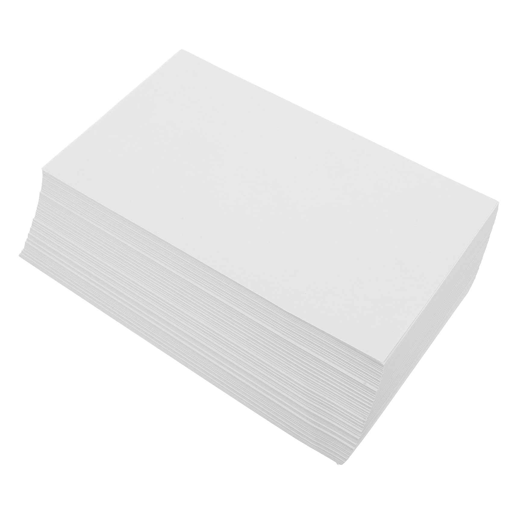 MAGICLULU Weißes Multifunktions Druckerpapier Dickes Papier 500 Blatt zum Bedrucken und Basteln Reißfestes Selbstgemacht Leerpapier für Büro und Kreative Projekte