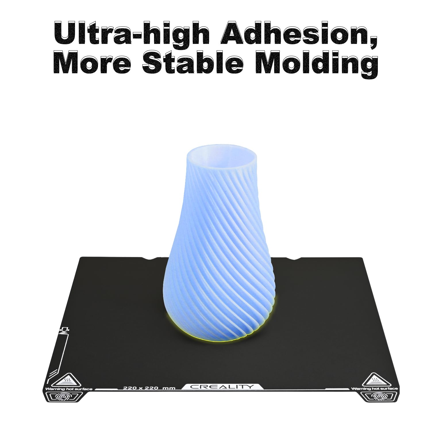 Creality Ender-3 V3 SE PEI piastra magnetica strutturata, supporto flessibile in acciaio per Ender 3/Ender 3 V2/Ender 3 V3 KE/Ender 3 V3 SE/K1/K1C, 235 x 235 mm