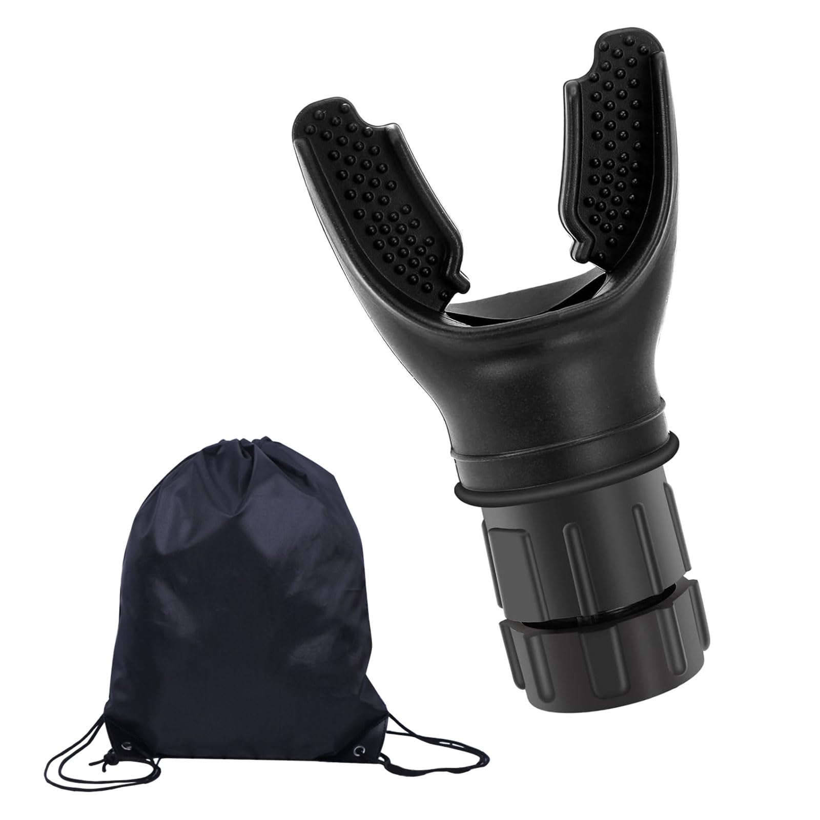 GIONAR Lung Exerciser, Breathing Trainer, with 1 Sports Backpack, Lung Trainer for Improving Exercise Endurance und Lung Capacity(Black)