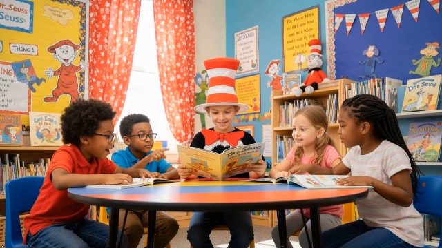 Amazon.com: elope Dr. Seuss Cat in The Hat Striped Stovepipe