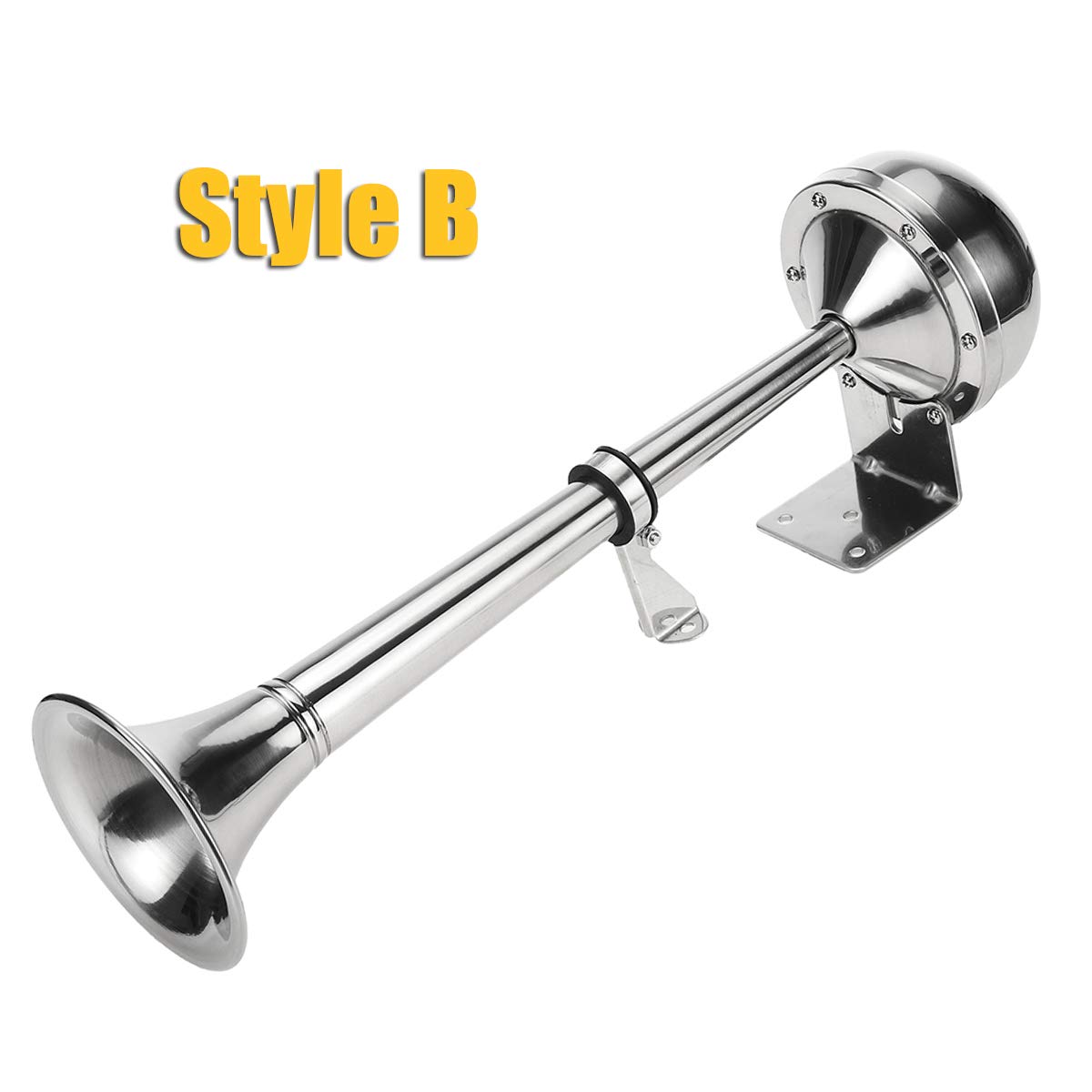 Bocina Coche,Claxon Coche 32 8DB Cuerno de Coche Súper ruidosa 12V Single Trumpet Air Cuerno Compressor para camión de automóvil Bote Train Hooter Hooter para la señal de Sonido automático