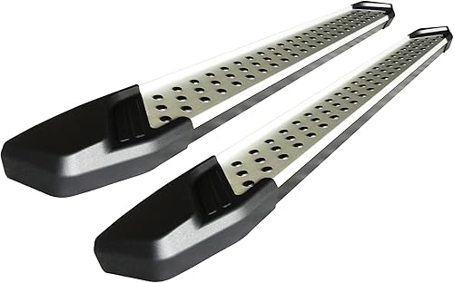 Miniatura 6 de Black Horse - Estribos de aluminio Vortex de aluminio compatibles con Toyota Highlander 2020-2025, no requiere perforacióncorte