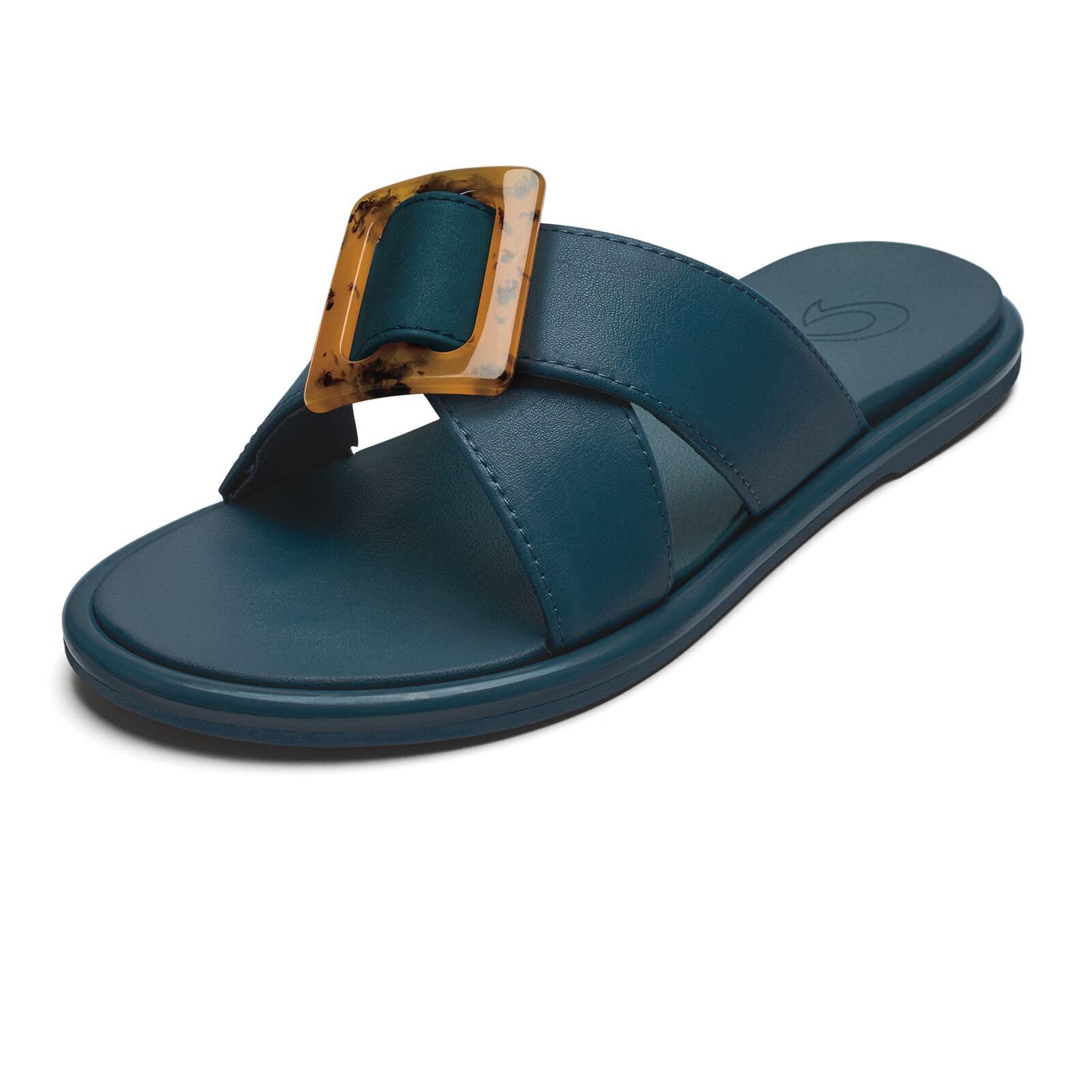 OLUKAI La'i Women's Slide Sandals, Everyday Shoe & Water-Friendly, All-Day Comfort, Stylish & Durable