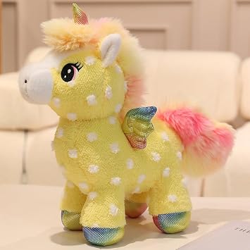 Unicorn Plush, Unicorn, Interior, Small Plush, Body Pillow, Toy, Childrens Room, Birthday Gift, Cute, Style 08, Animal, 9.8 inches 25 cm