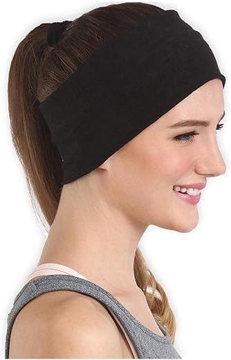 BISMAADH Workout Headband for Men and Women Wide, Moisture Wicking and Non-Slip Exercise