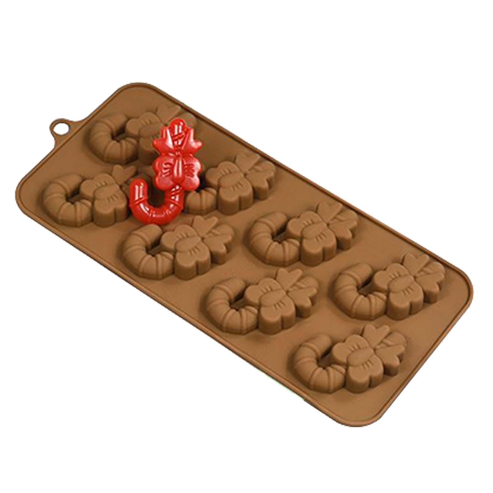 Weihnachtsharzgießformen 8 Kavitäten Wiederverwendbare | Weihnachtsbackformen für Kinder, Erwachsene, , Fondant, , Gummibärchen, Dessertzubereitung, Seifenherstellung