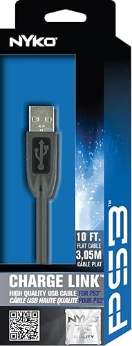 Miniatura 3 de Nyko Charge Link - Mini USB Charge and Sync Cable for PlayStation 3