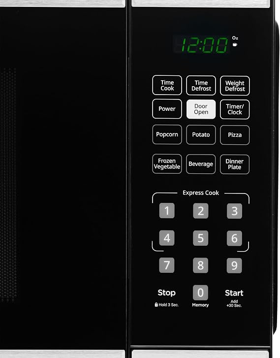 Danby DBMW0925BBS 0.9 cu. ft. Countertop Microwave in Black and Stainless Steel