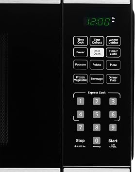 Danby DBMW0925BBS 0.9 cu. ft. Countertop Microwave in Black and Stainless Steel